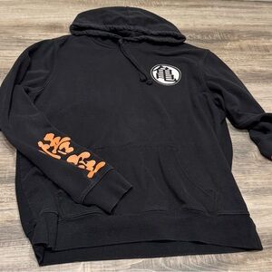 Dragon Ball Z Black Hoodie with Orange Details